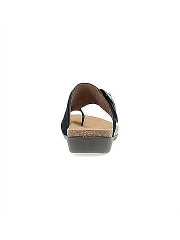 Dansko Women's Rylee Stylish Buckled Slide Sandal in Black (view 2)