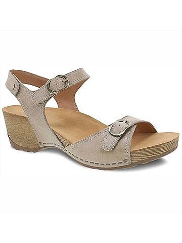 Dansko Women's Tricia Sandal in Linen Milled Burnished (view 1)