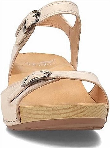 Dansko Women's Tricia Sandal in Linen Milled Burnished (view 2)