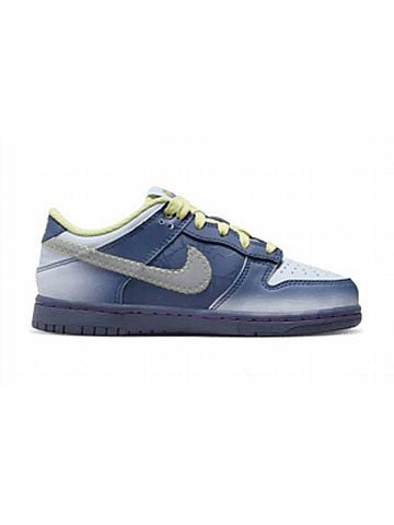 Nike Pre-School Boy's Dunk Low Frankenstein Shoes in Diffused Blue/Blue Tint-Luminous Green (view 1)