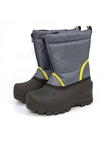 Northside Boy's Icicle Snow Boot in Grey (view 2)