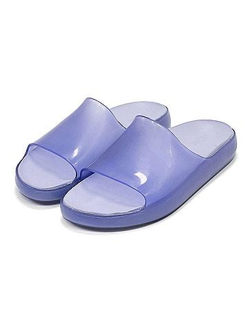 Melissa Women's Cloud Comfort Slides in Blue (view 2)