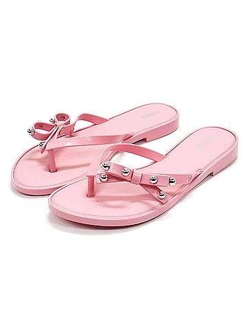 Melissa Women's Flip Flop Slim Ii Fashion Sandals in Pink (view 2)