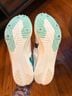 On White Teal Black Sneakers Size 6 1/2 - photo 4