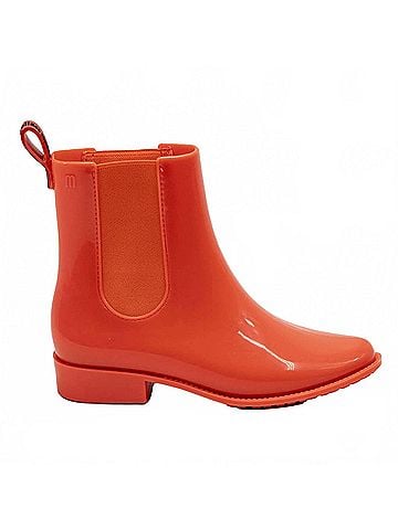 Melissa Women's Riding Low Boots in Neon Orange (view 1)