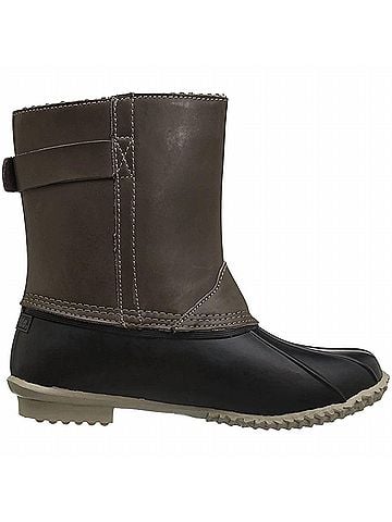 Northside Women's Nakoa Waterproof Slip-On Duck Boot in Stone (view 1)
