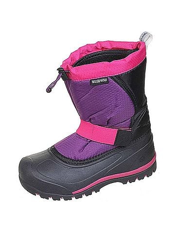 Northside Girl's Zephyr Waterproof Cold Weather Boot in Purple (view 2)