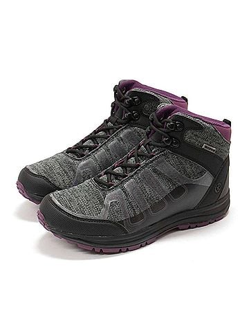 Northside Women's Gamma Mid Waterproof Hiking Boots in Dark Gray (view 2)