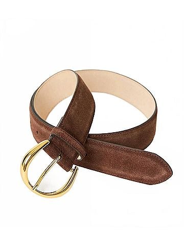 B-Low The Belt Women's Odessa Suede Belt in Chocolate Gold (view 1)