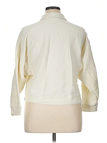 Madewell Madewell Ottoman Jacquard Polo Top (view 2)
