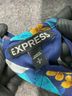 Express 100% Polyester Floral Blue Express Cocktail Dress Size S - photo 6