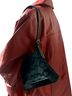 Nine West Graphic Black Leather Shoulder Bag One size - photo 1