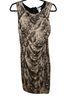 Cache Snake Print Multi Color Cocktail Dress Size M - photo 1
