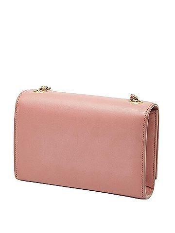 Saint Laurent Saint Laurent YSL Monogram Classic Kate Small Mini Chain Shoulder Bag 354120 Pink Leather Women's SAINT LAURENT (view 2)