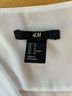 H&M 100% Polyester Ivory Sleeveless Blouse Size 10 - photo 6