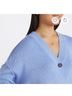 RD Style 100% Cotton Solid Blue Cardigan Size S - photo 4
