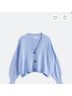 RD Style 100% Cotton Solid Blue Cardigan Size S - photo 5