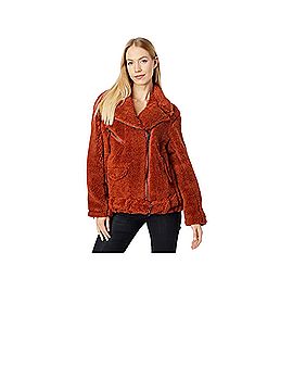 We the Free So Cozy Slouchy Moto Faux Fur Jacket (view 1)