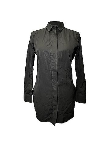 Jil Sander Jil Sander Button Down Shirt in Black Cotton (view 1)