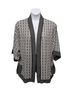 Max Studio 100% Polyester Black White Kimono Size L - photo 1