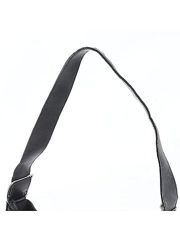 Salvatore Ferragamo Salvatore Ferragamo BA-21 8192 Leather Canvas Shoulder Bag, Black, Women's (view 2)