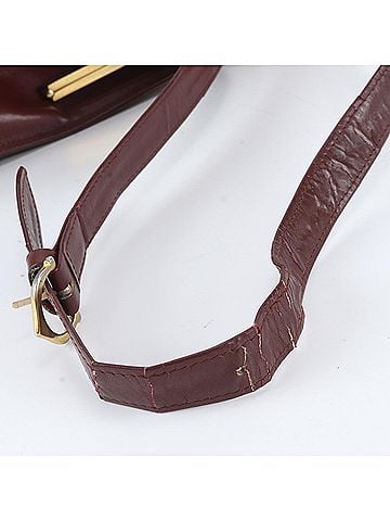 Cartier Cartier Must Line Bordeaux Clasp Leather Shoulder Bag - Brand Women's (view 2)