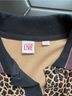 Lacoste 100% Cotton Leopard Print Tan Black Polo Size S - photo 4