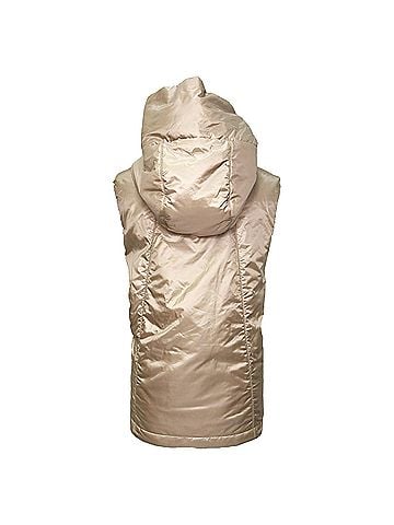Max Mara Max Mara Padded Vest in Beige Polyester (view 2)