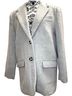 Dynamite 70% Polyester 30% Wool 100% Polyester Solid Gray Blazer Size S - photo 1