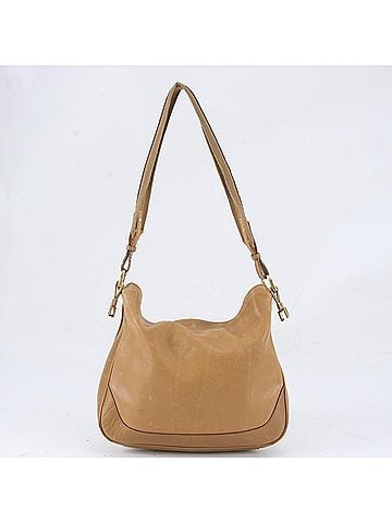 Gucci Gucci 001 4095 Leather Shoulder Bag, One-Shoulder Tote Handbag, Brown, Women's (view 1)