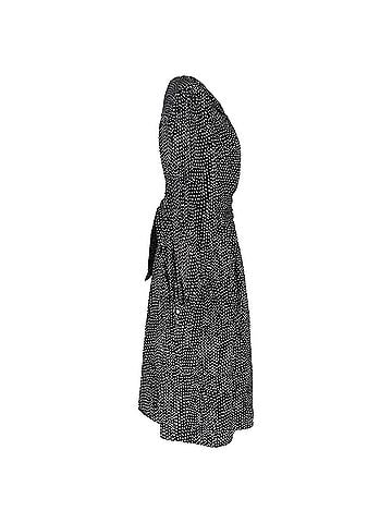 Isabel Marant Isabel Marant Polka Dot Midi Dress in Black Silk (view 2)