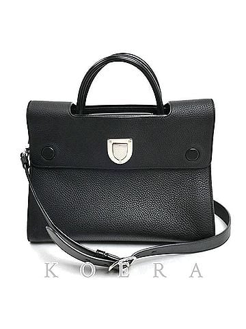 Christian Dior Christian Dior Dior Ever 2-Way Shoulder Bag, Black, M7001PTLW, Women's (view 1)