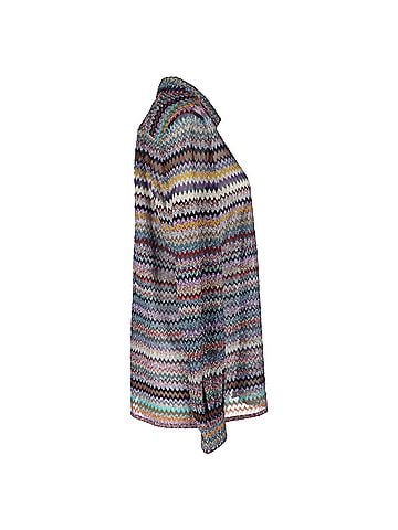 Missoni Missoni Knitted Zig-Zag Shirt in Multicolor Viscose (view 2)