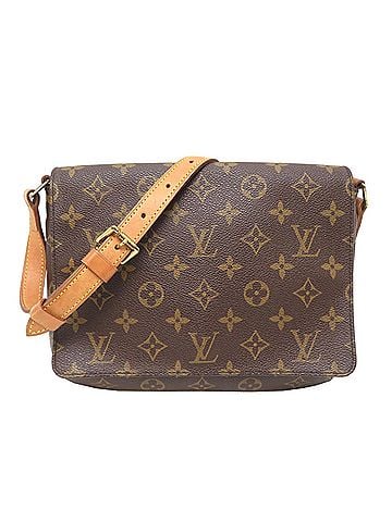 Louis Vuitton Louis Vuitton Musette Tango Short Women's Shoulder Bag M51257 (Discontinued) Monogram Brown (view 1)