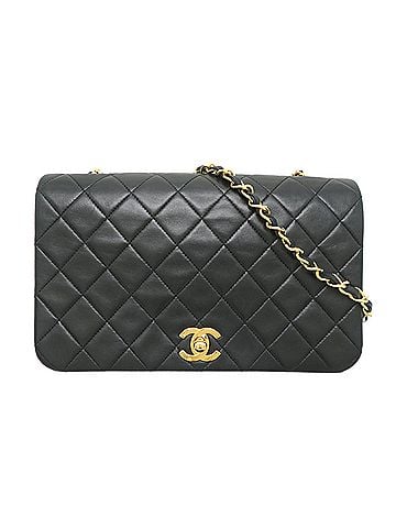Chanel Chanel Matelassé 23 Chain Shoulder Bag for Women, Lambskin, Black (view 1)