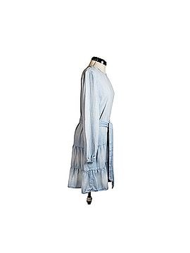 Cloth & Stone Ruffle Chambray Belted Dress Casual Dress (view 2)