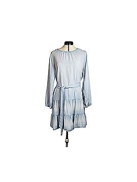 Cloth & Stone Ruffle Chambray Belted Dress Casual Dress (view 1)