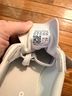 Adidas Silver White Sneakers Size 4 - photo 4