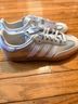 Adidas Silver White Sneakers Size 4 - photo 7