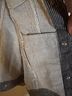 Chico's Stripes Black White Denim Jacket Size M - photo 6