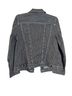 Chico's Stripes Black White Denim Jacket Size M - photo 2
