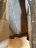 Chico's Stripes Black White Denim Jacket Size M - photo 5