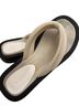 Liliana White Black Flip Flops Size 8 - photo 1