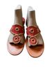 Jack Rogers Red Tan Orange Sandals Size 8 - photo 2