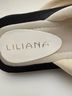 Liliana White Black Flip Flops Size 8 - photo 3