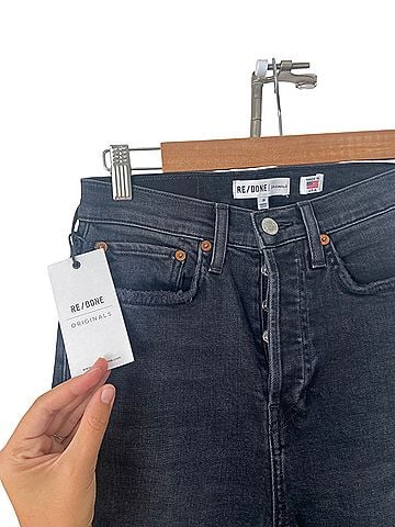 RE/DONE ultra high rise stove pipe Jeans (view 2)