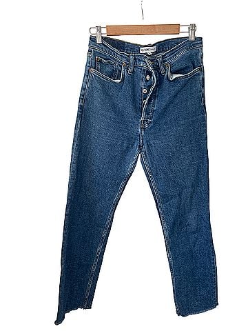 RE/DONE high rise stovepipe Jeans (view 1)