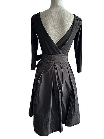 Lauren by Ralph Lauren Aline Taffeta Dress Active Dress (view 2)