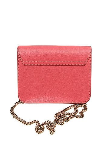 FURLA JULIA MINI CORAL SAFFIANO Leather Crossbody Bag (view 2)