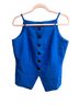 Nicole Miller 92% Polyester 8% Spandex 100% Polyester Blue Sleeveless Blouse Size S - photo 1